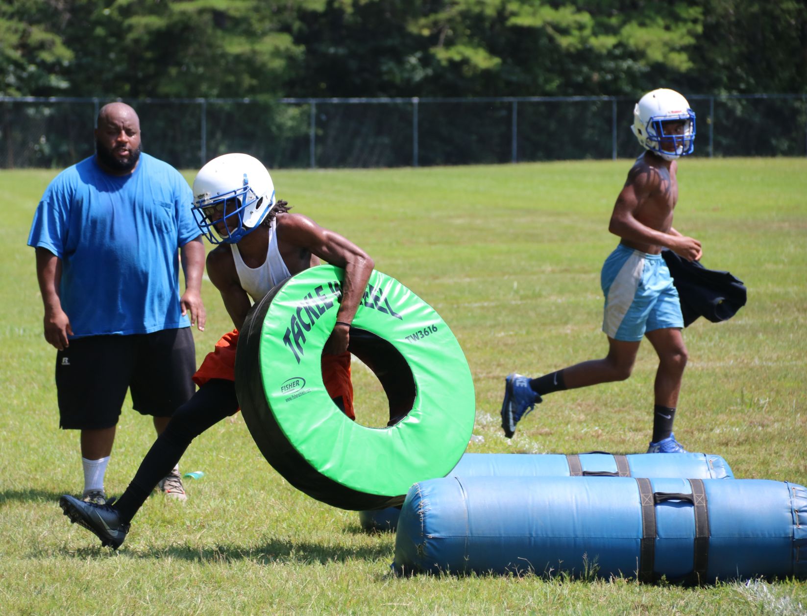 First day of Bassett football practice
